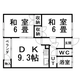 まりもハイツ【2階】の間取り