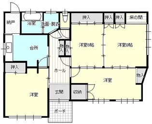 岩手県盛岡市中屋敷町【一戸建】の間取り