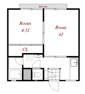 サンシティC【1階】の間取り