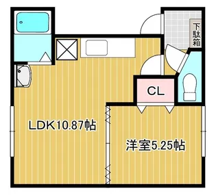 レイキャビク【2階】の間取り