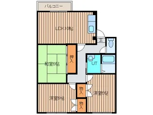 つくしビル【4階】の間取り