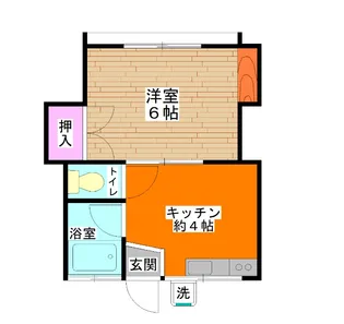 ふじみ荘【1階】の間取り