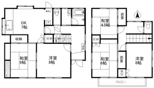 埼玉県桶川市大字坂田【一戸建】の間取り