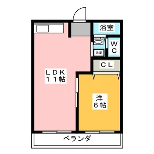 浅野ビル【5階】の間取り