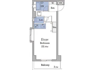 メゾン須磨2000 初期費用ゼロ【4階】の間取り