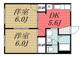 ウィンドコート B【1階】の間取り