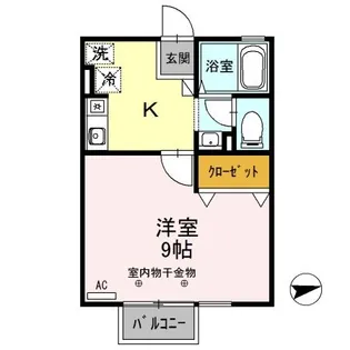 新潟県長岡市寺島町【アパート】の間取り