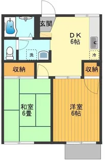 メゾン小山III【1階】の間取り