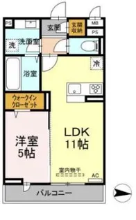 フェールⅡ【3階】の間取り