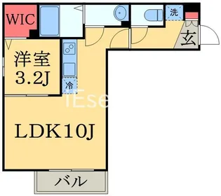 エクシト蘇我【2階】の間取り