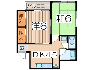 吉田ビル【5階】の間取り