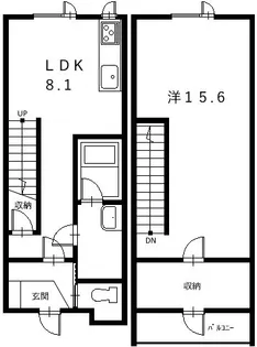 スペイス【1階】の間取り