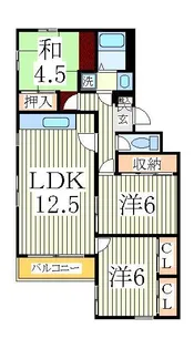 BRAMA柏【2階】の間取り
