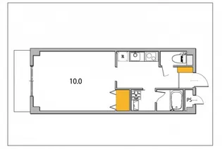 1Kの間取り画像