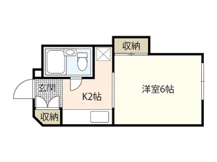 コーポ藤土【2階】の間取り