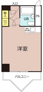 栄マンションS棟【12階】の間取り