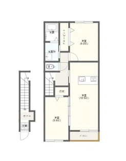 ブレスII【2階】の間取り