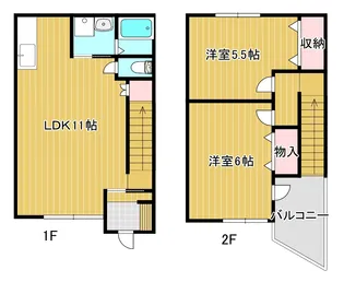 宮城県柴田郡大河原町字幸町【一戸建】の間取り