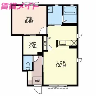 グリーンハイツ【1階】の間取り