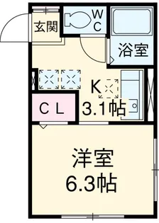 アミティエ【2階】の間取り