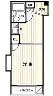 ベルサイユ目黒【3階】の間取り