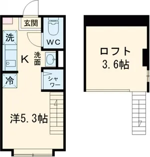 ル・ブラン小岩【1階】の間取り