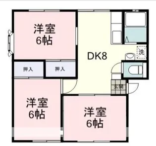 サンビレッジ静岡 D棟【2階】の間取り