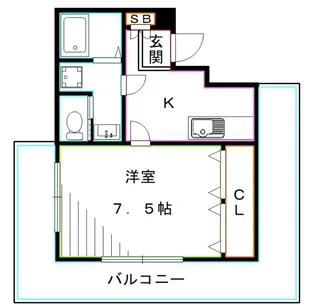 東京都中野区本町3【マンション】の間取り