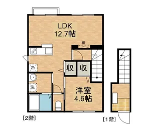 アル・フィオーレ【2階】の間取り