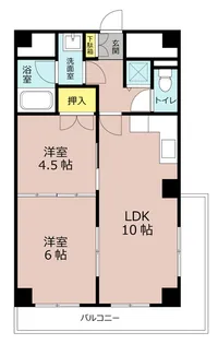 愛知県名古屋市北区大曽根3【マンション】の間取り