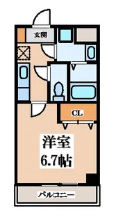 モアナコート【2階】の間取り