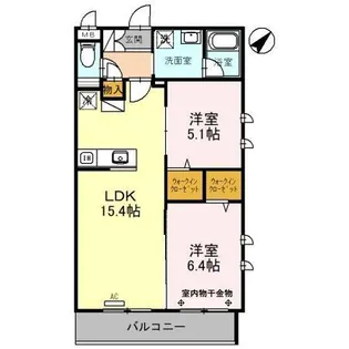 埼玉県さいたま市緑区大字大門【マンション】の間取り