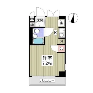 神奈川県平塚市札場町【マンション】の間取り
