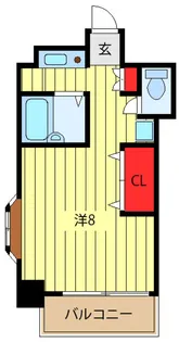 メゾン東尾久【4階】の間取り