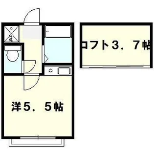 ガーラ梶ヶ谷B【2階】の間取り
