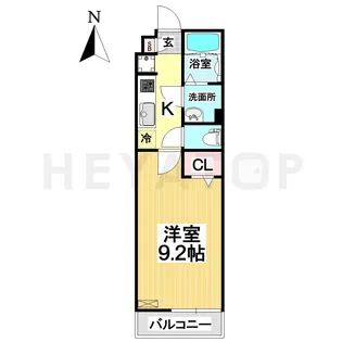 愛知県名古屋市瑞穂区豆田町1【マンション】の間取り
