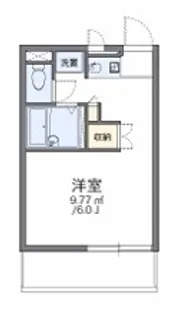 レオパレス峰の坂【3階】の間取り