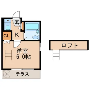 レオパレス21柴田【1階】の間取り