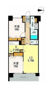 日神パレステージ武蔵関【5階】の間取り