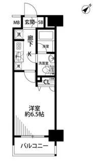 プレール・ドゥーク東京CANAL【4階】の間取り