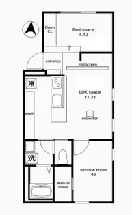 東京都江東区白河4【マンション】の間取り