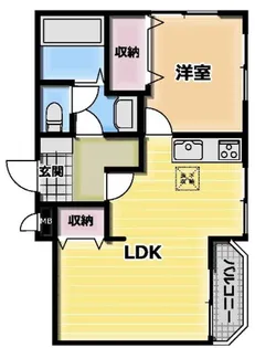 ユーコート下落合【1階】の間取り