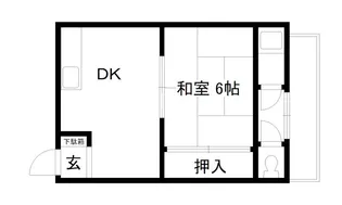 ルピナスK【2階】の間取り