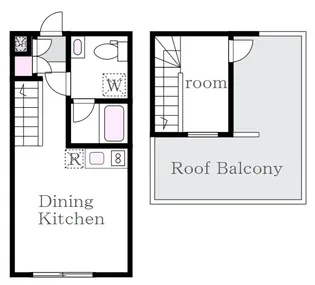 Vert Court Mitaka ANNEXE【4階】の間取り