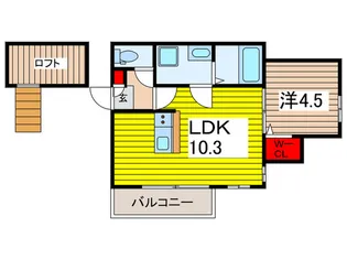 f-cube V【3階】の間取り