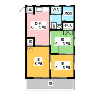オレンジヒル イワセ【1階】の間取り