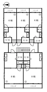 1Kの間取り画像