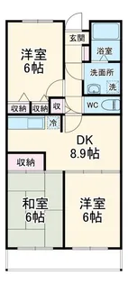 パンセ・チェリー【1階】の間取り
