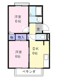 第二ビーチブリーズ【1階】の間取り