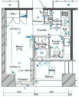 ザ・タワー芝浦【3階】の間取り